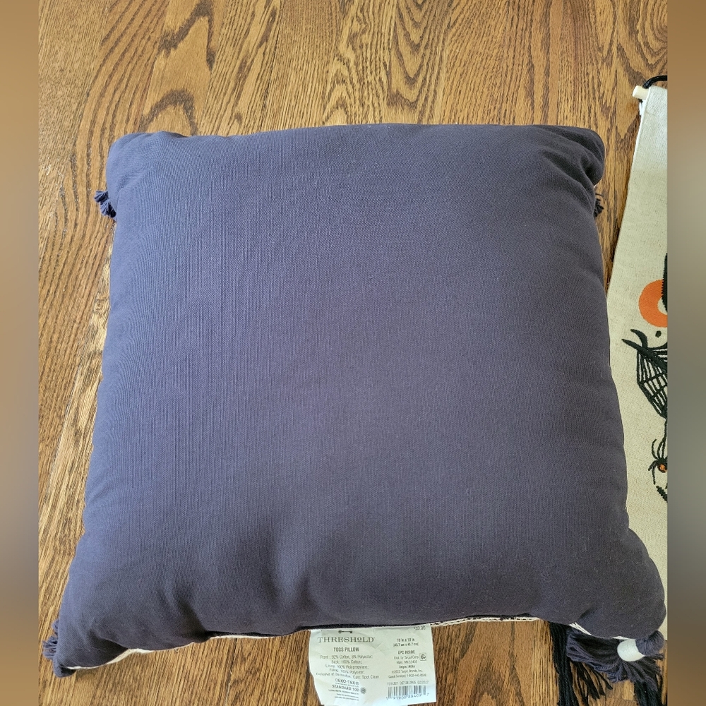 Threshold Halloween Raven Throw Pillow & Banner - Picture 7 of 16